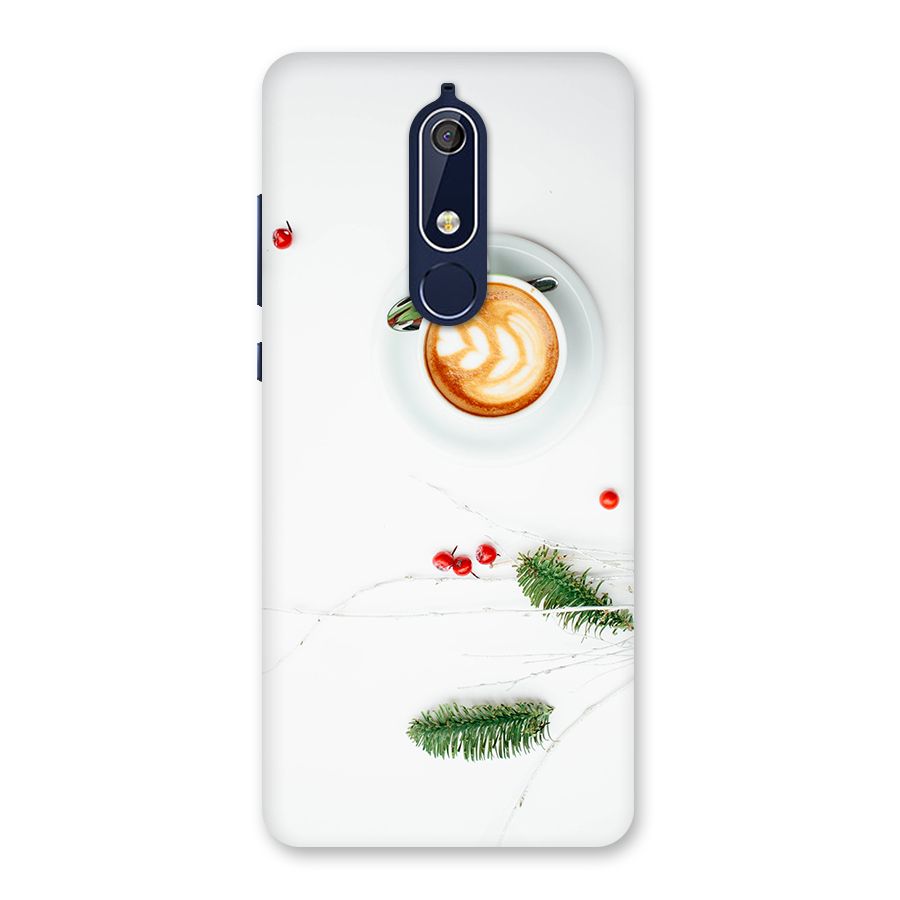 Coffee and Leafs Back Case for Nokia 5.1