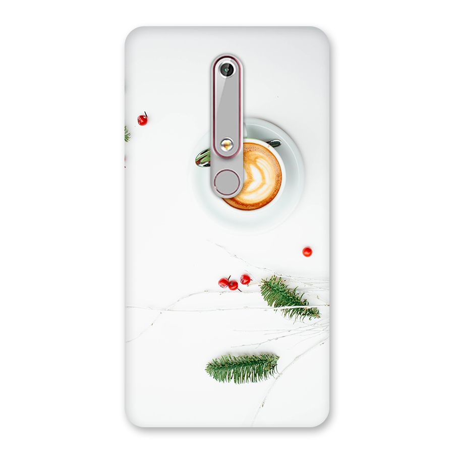 Coffee and Leafs Back Case for Nokia 6.1