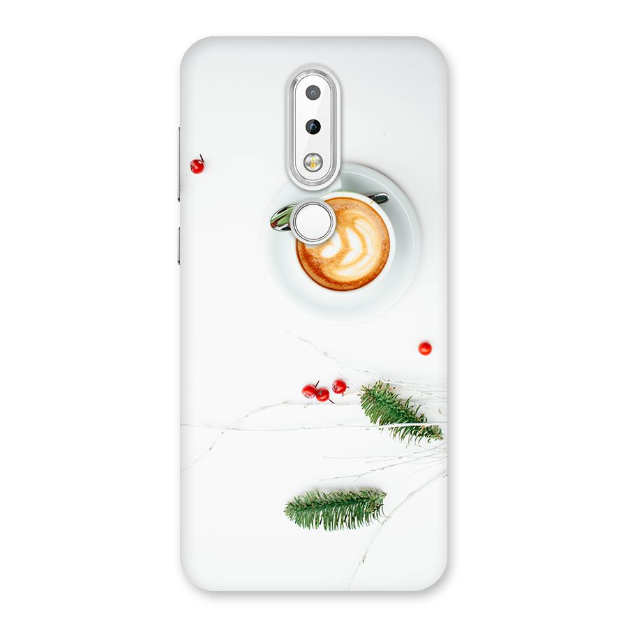 Coffee and Leafs Back Case for Nokia 6.1 Plus