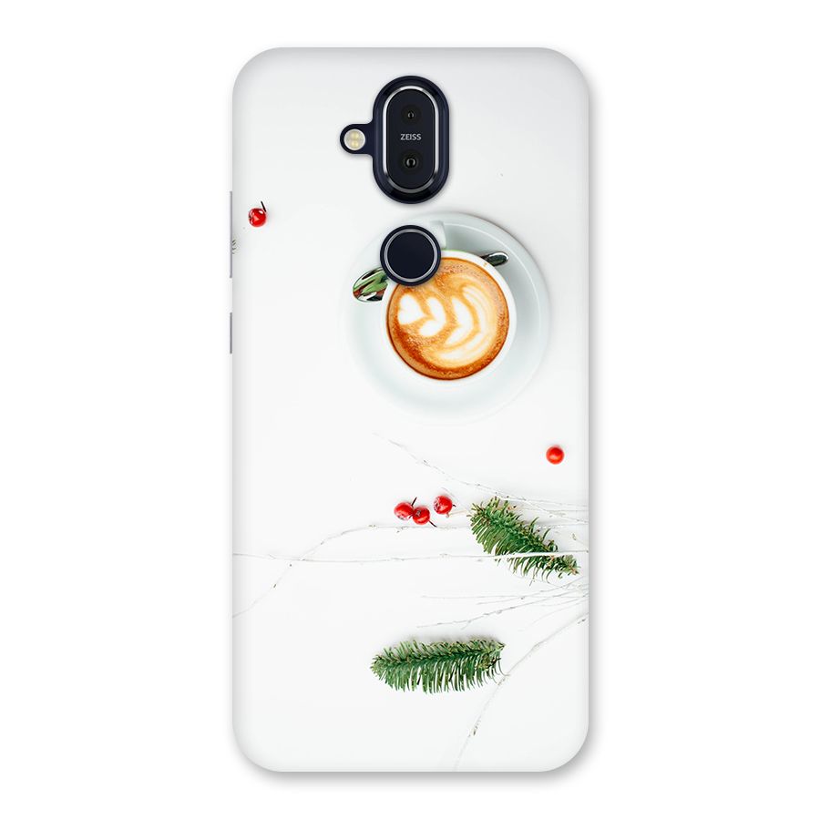 Coffee and Leafs Back Case for Nokia 8.1