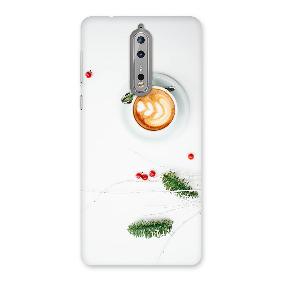 Coffee and Leafs Back Case for Nokia 8