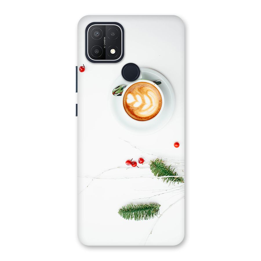Coffee and Leafs Back Case for Oppo A15