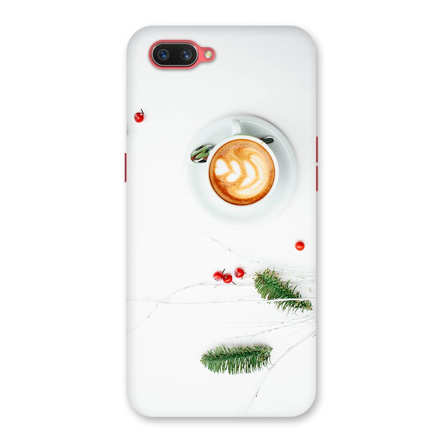 Coffee and Leafs Back Case for Oppo A3s