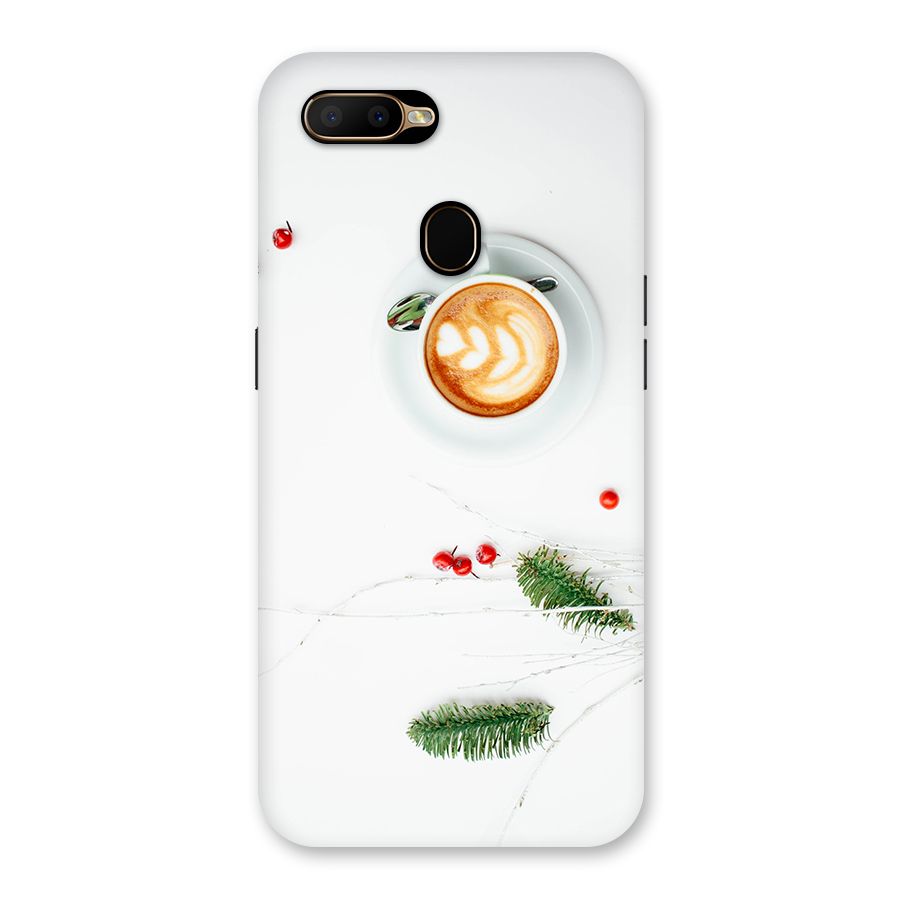 Coffee and Leafs Back Case for Oppo A5s