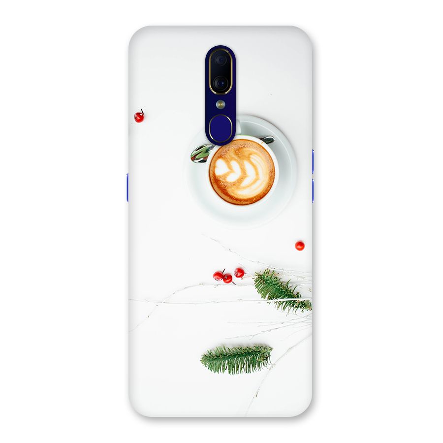 Coffee and Leafs Back Case for Oppo F11