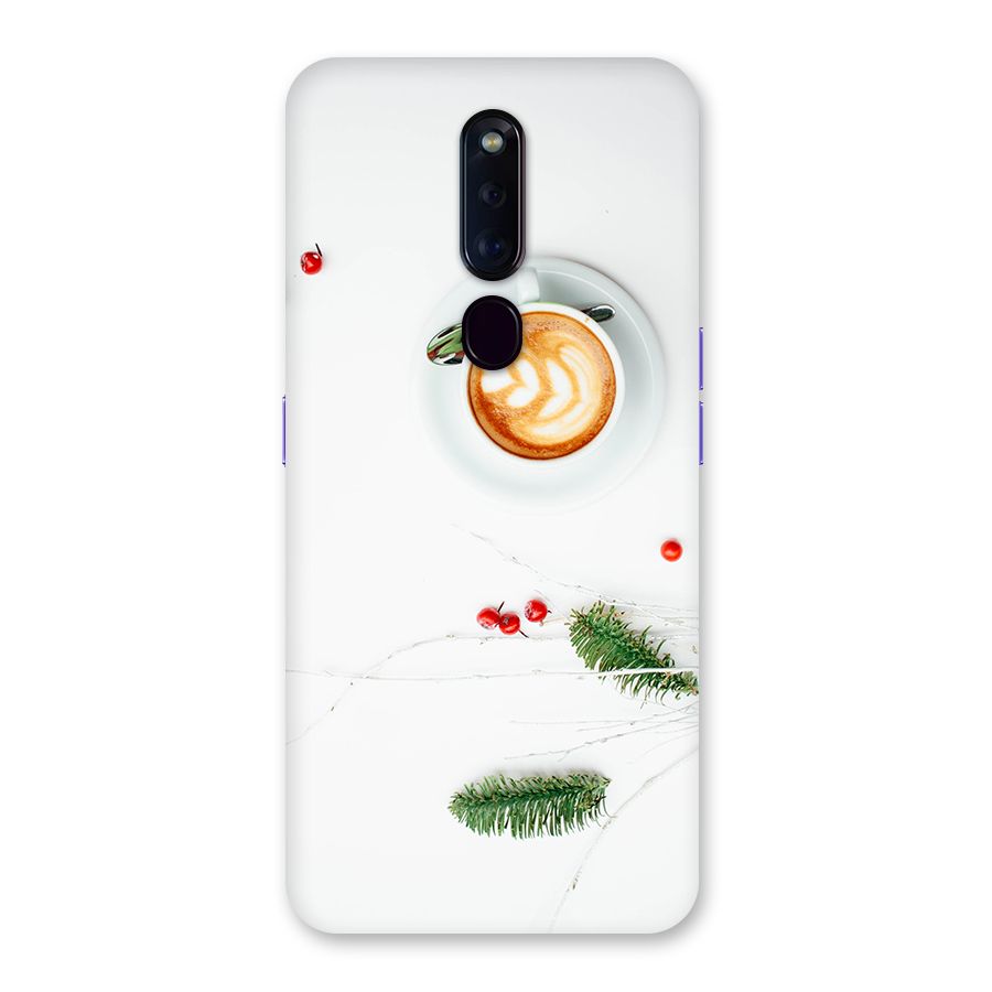 Coffee and Leafs Back Case for Oppo F11 Pro