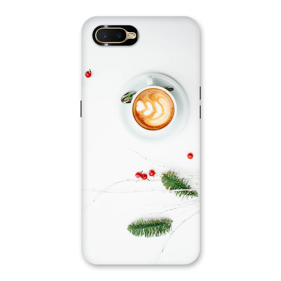 Coffee and Leafs Back Case for Oppo K1