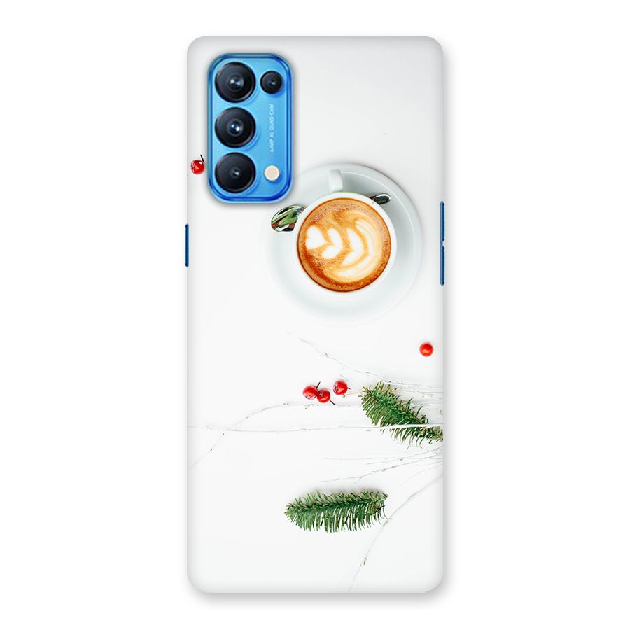 Coffee and Leafs Back Case for Oppo Reno5 Pro 5G