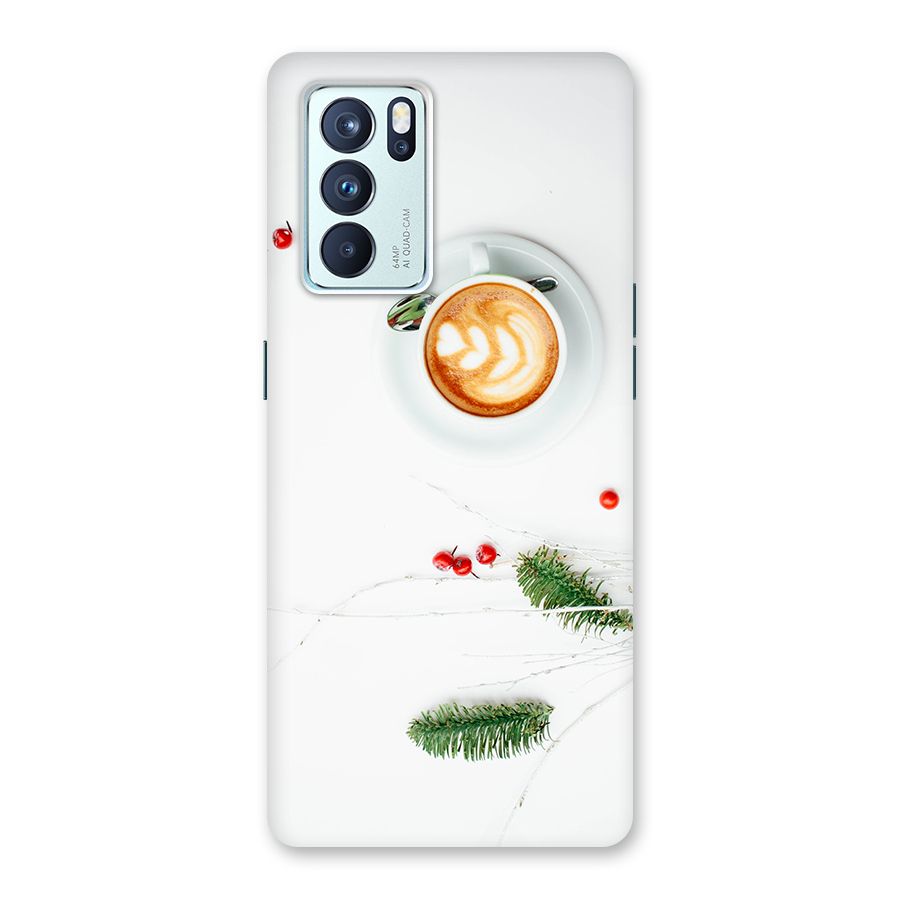 Coffee and Leafs Back Case for Oppo Reno6 Pro 5G