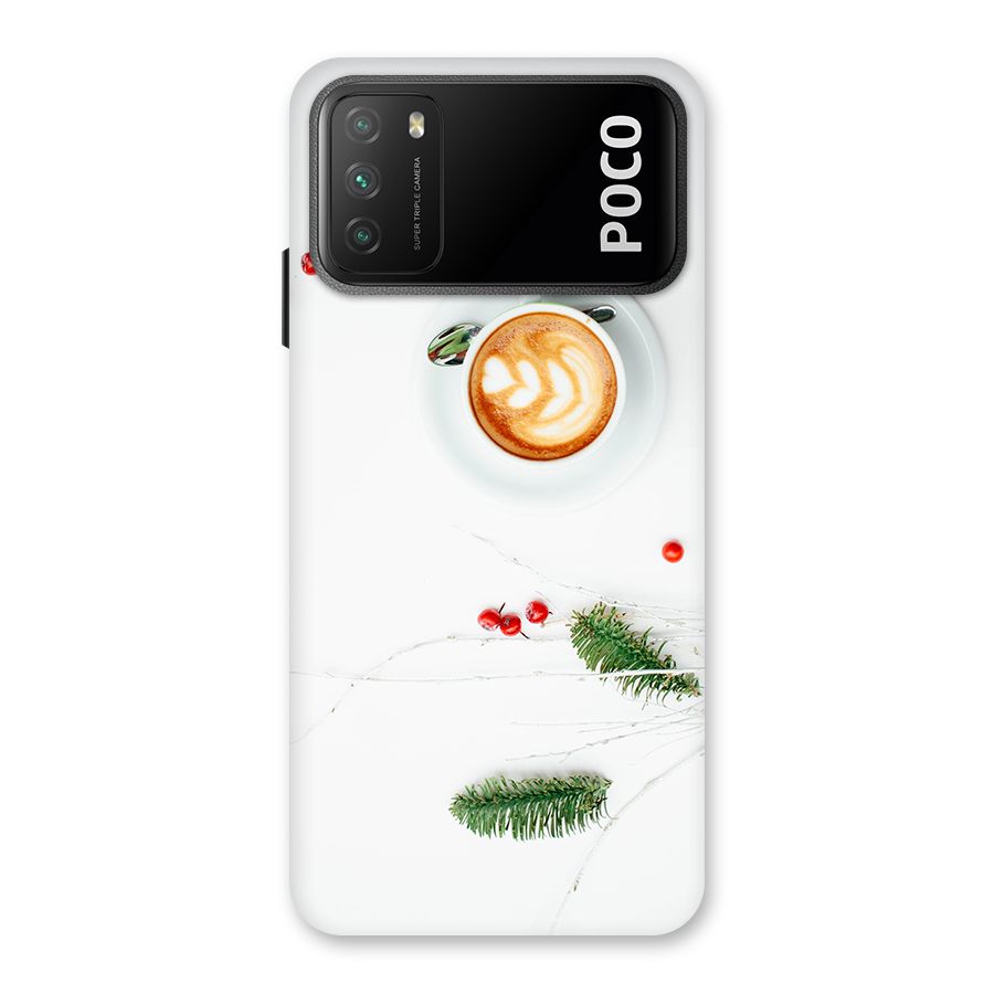 Coffee and Leafs Back Case for Poco M3