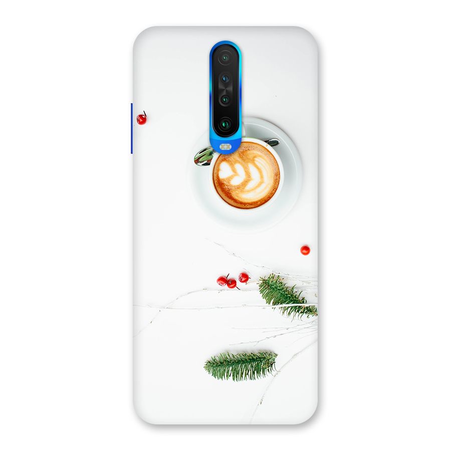 Coffee and Leafs Back Case for Poco X2