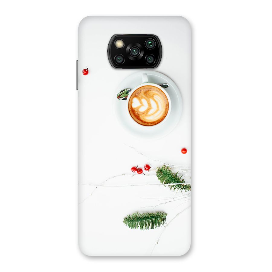 Coffee and Leafs Back Case for Poco X3