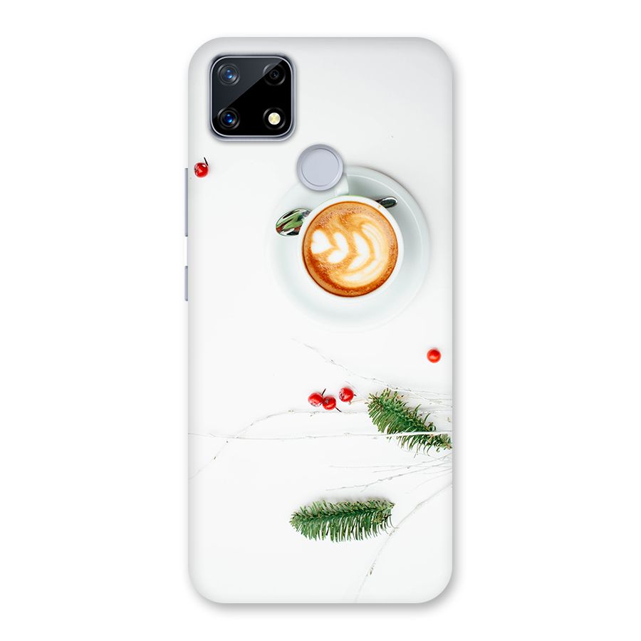 Coffee and Leafs Back Case for Realme Narzo 20