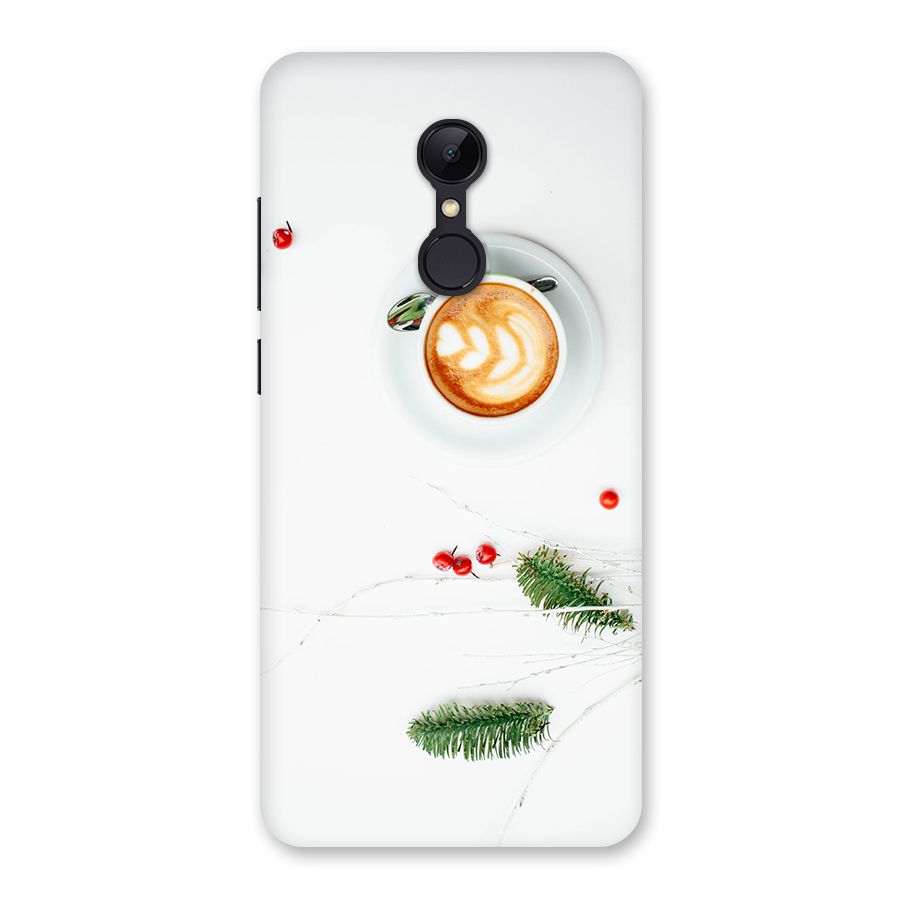 Coffee and Leafs Back Case for Redmi 5