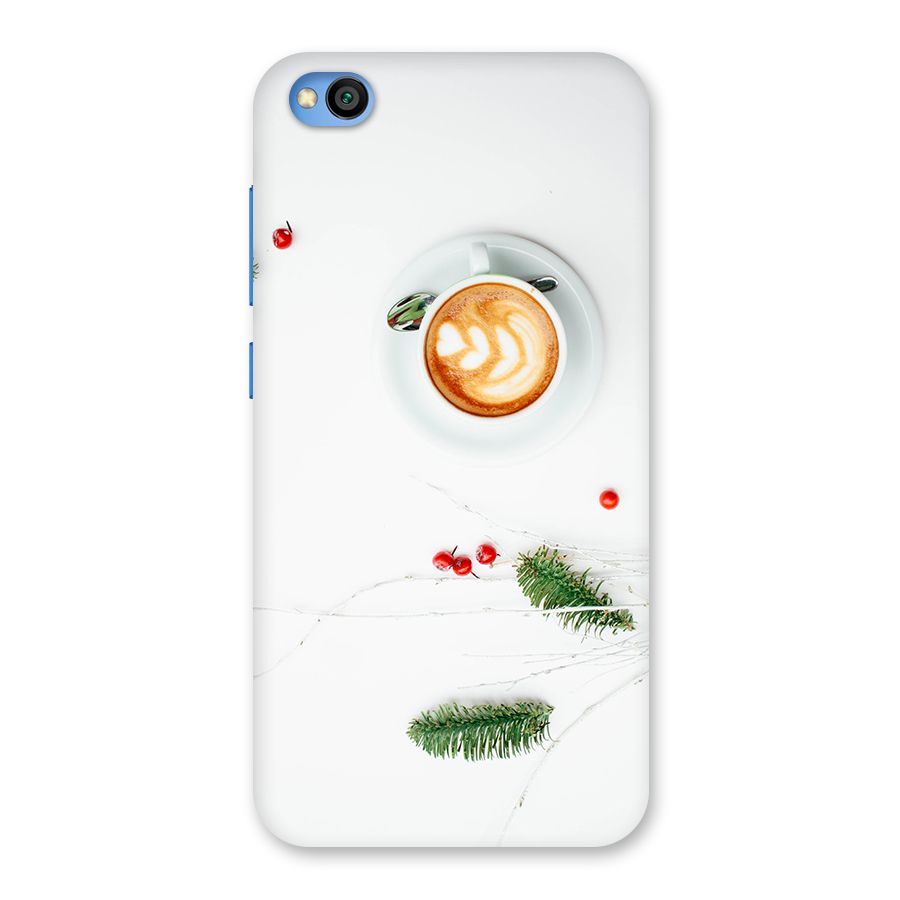Coffee and Leafs Back Case for Redmi Go