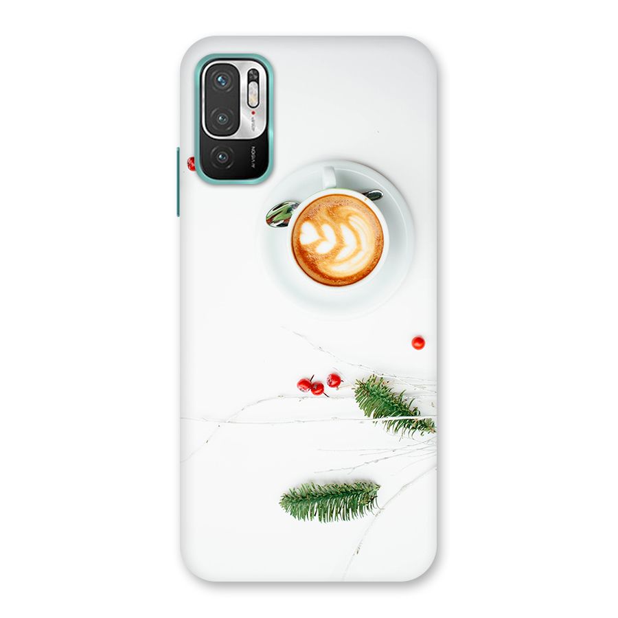 Coffee and Leafs Back Case for Redmi Note 10T 5G