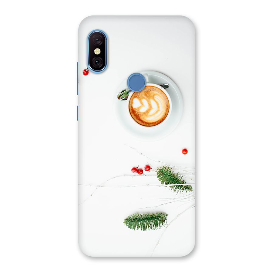 Coffee and Leafs Back Case for Redmi Note 6 Pro
