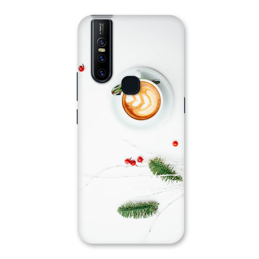Coffee and Leafs Back Case for Vivo V15