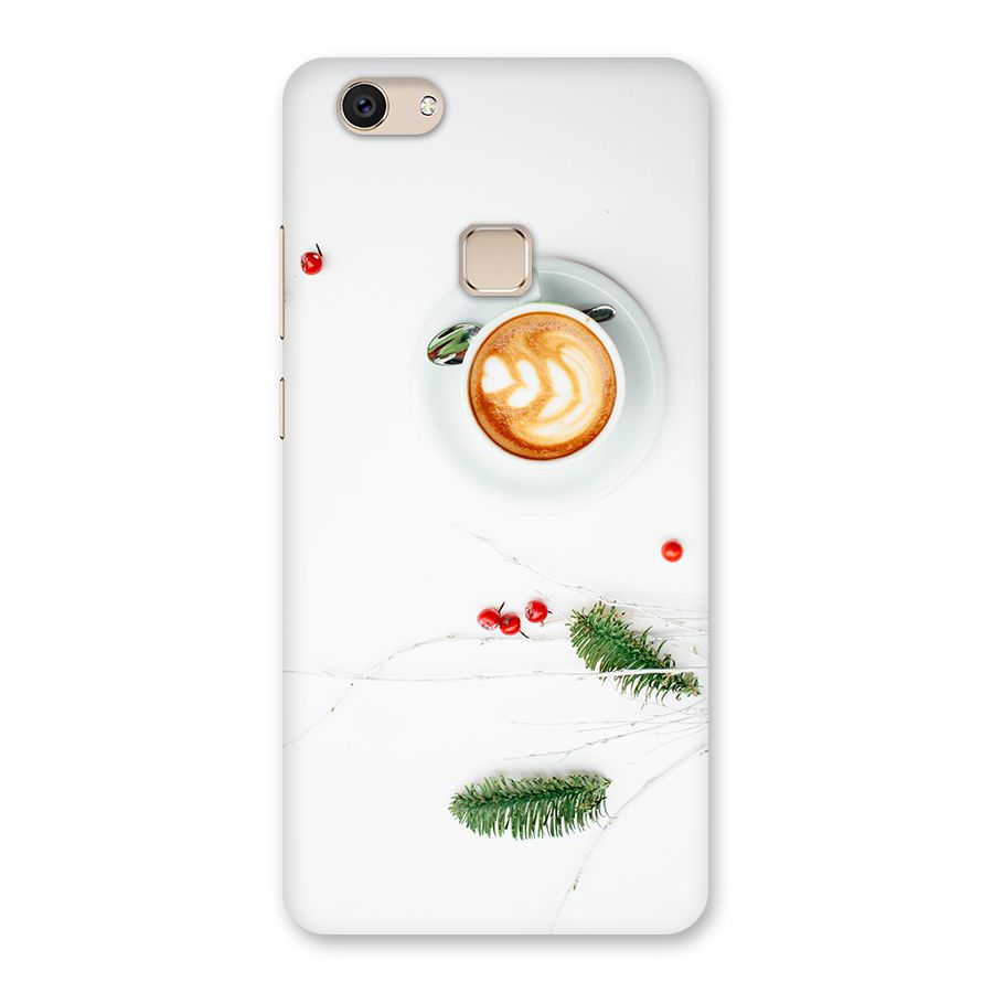 Coffee and Leafs Back Case for Vivo V7