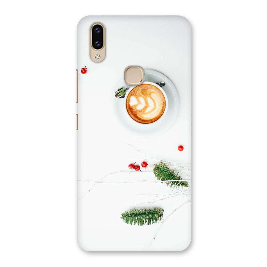Coffee and Leafs Back Case for Vivo V9 Youth