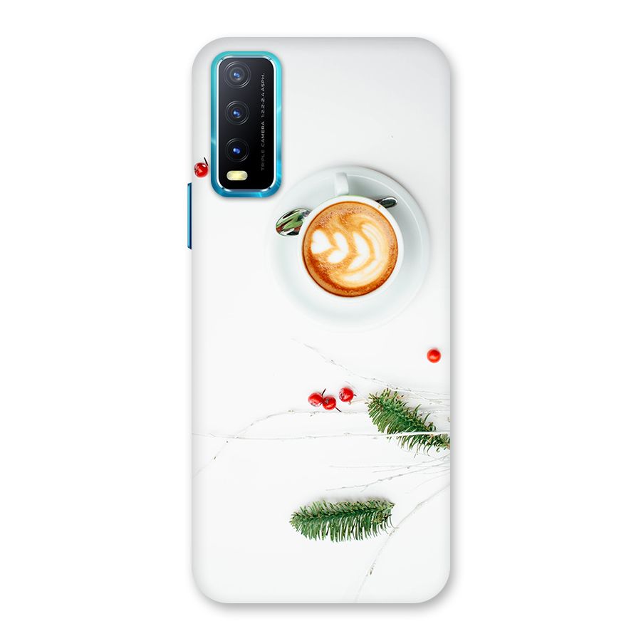 Coffee and Leafs Back Case for Vivo Y20A