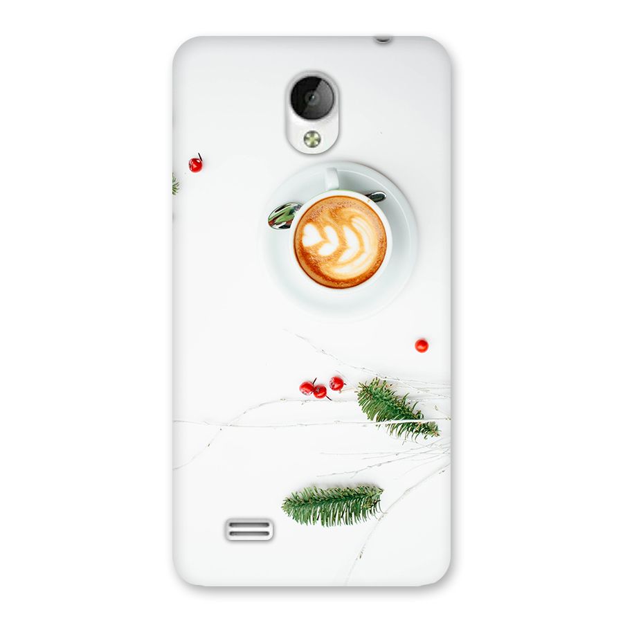 Coffee and Leafs Back Case for Vivo Y21
