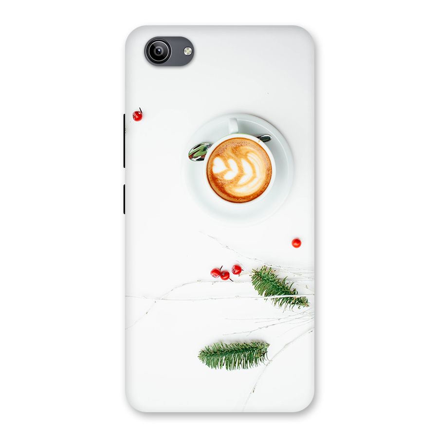 Coffee and Leafs Back Case for Vivo Y81i