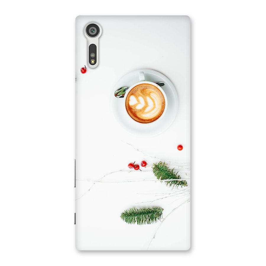 Coffee and Leafs Back Case for Xperia XZ