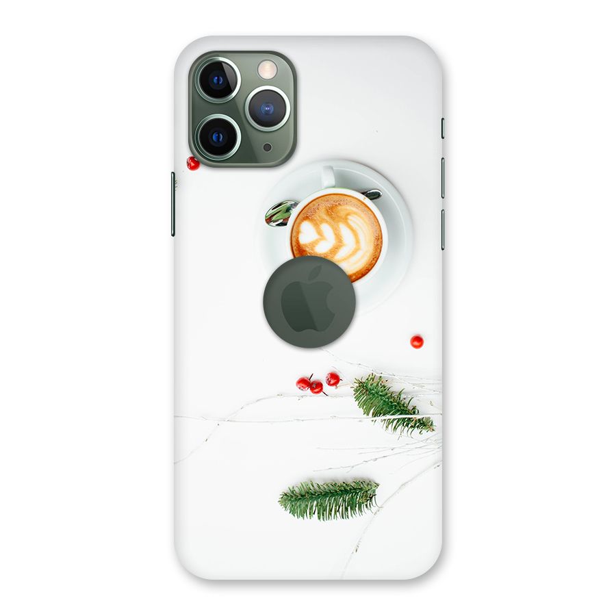 Coffee and Leafs Back Case for iPhone 11 Pro Logo  Cut