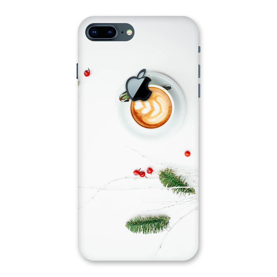 Coffee and Leafs Back Case for iPhone 7 Plus Apple Cut