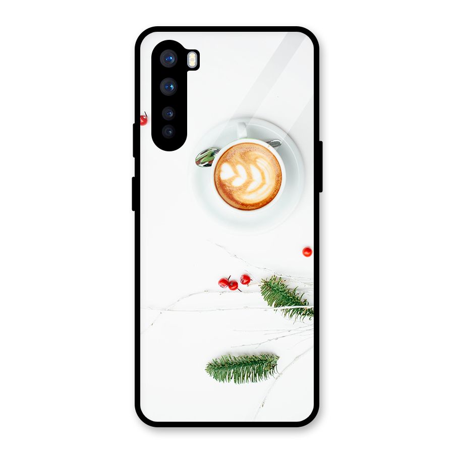 Coffee and Leafs Glass Back Case for OnePlus Nord