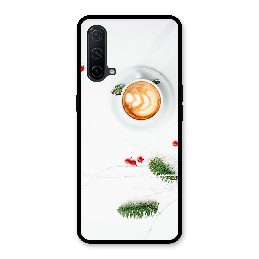 Coffee and Leafs Glass Back Case for OnePlus Nord CE 5G