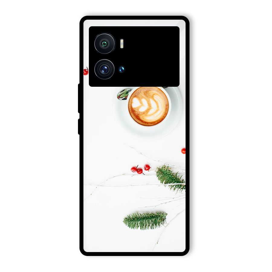 Coffee and Leafs Glass Back Case for Vivo iQOO 9 Pro