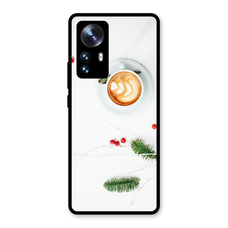 Coffee and Leafs Glass Back Case for Xiaomi 12 Pro