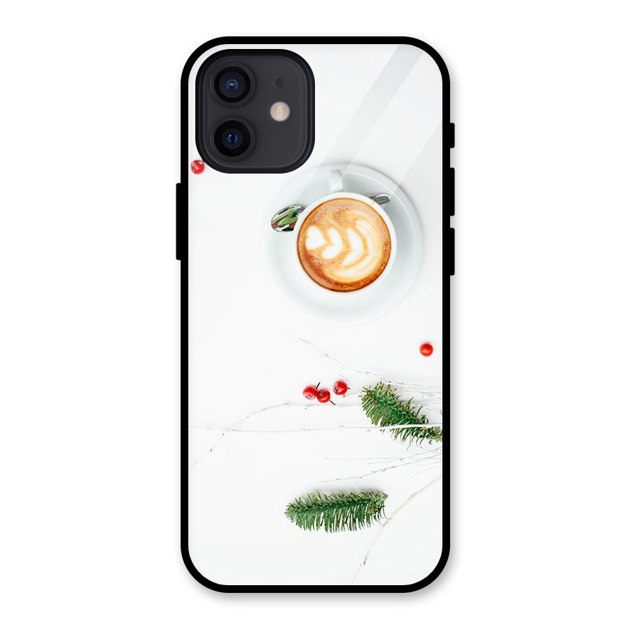 Coffee and Leafs Glass Back Case for iPhone 12