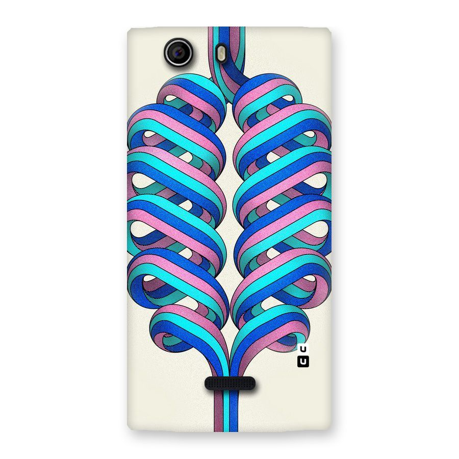 Coil Abstract Pattern Back Case for Canvas Nitro 2 E311