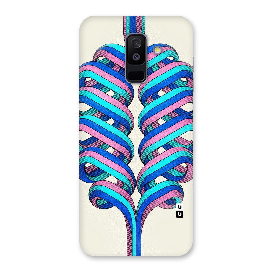 Coil Abstract Pattern Back Case for Galaxy A6 Plus