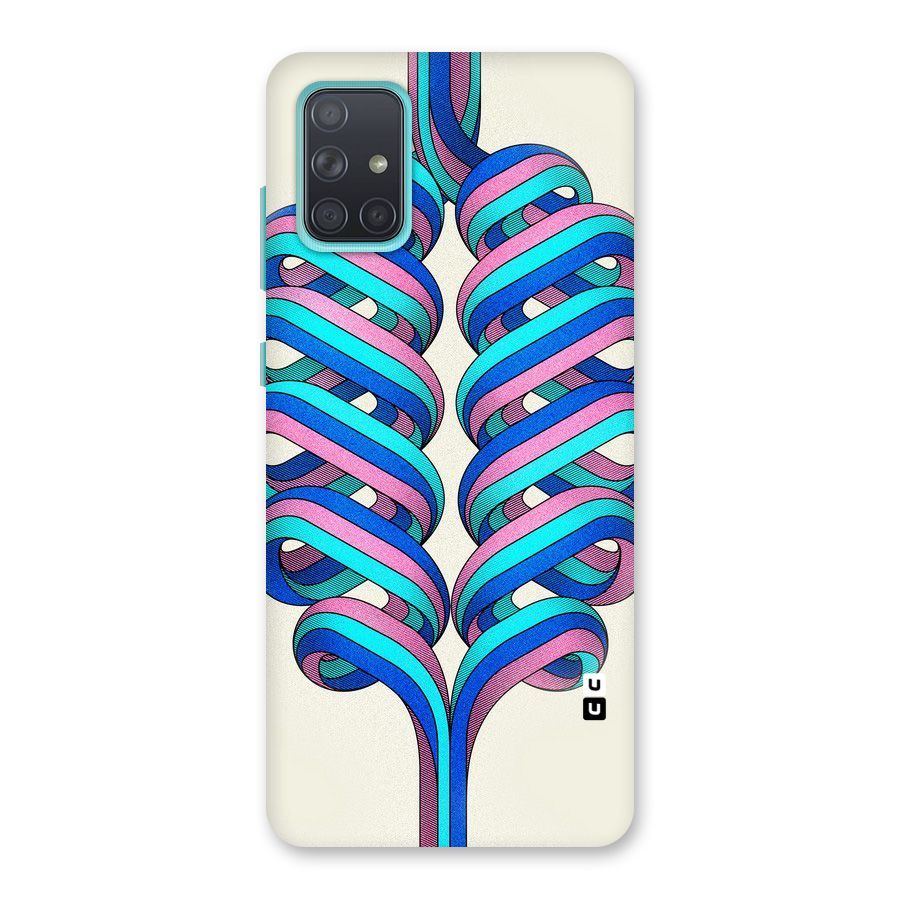 Coil Abstract Pattern Back Case for Galaxy A71