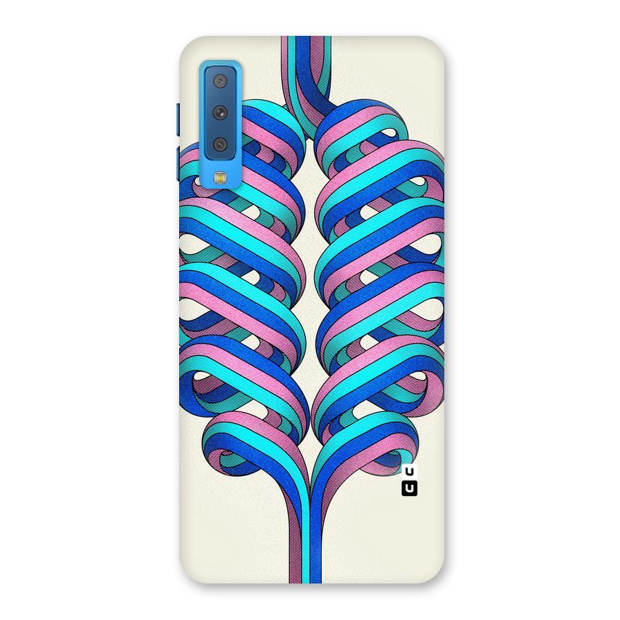 Coil Abstract Pattern Back Case for Galaxy A7 (2018)