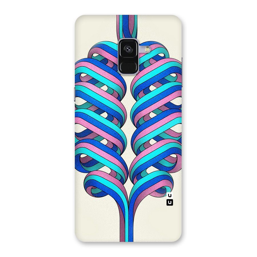 Coil Abstract Pattern Back Case for Galaxy A8 Plus