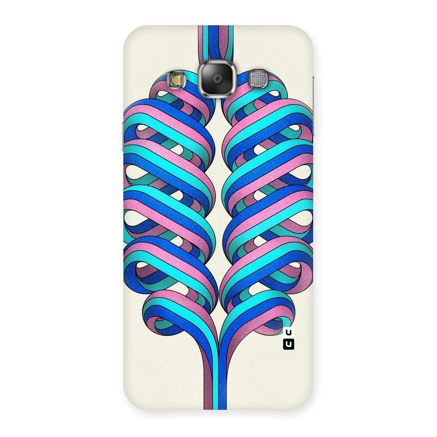 Coil Abstract Pattern Back Case for Galaxy E7