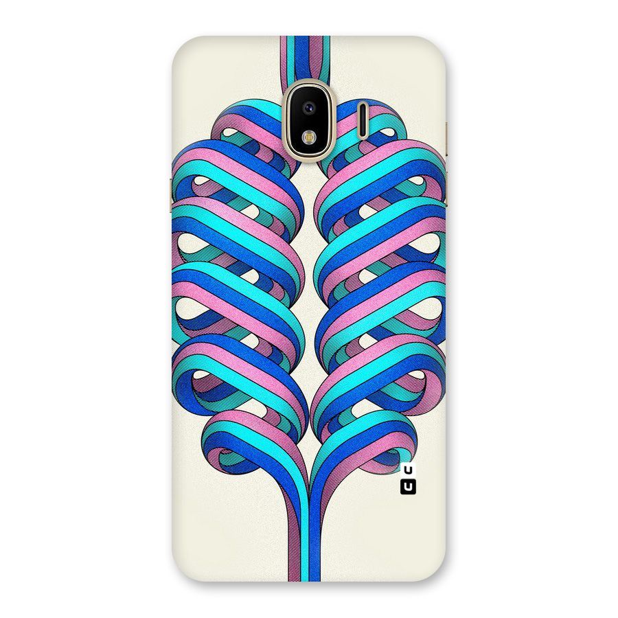 Coil Abstract Pattern Back Case for Galaxy J4