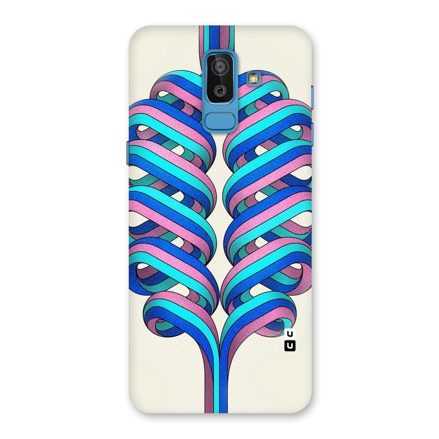 Coil Abstract Pattern Back Case for Galaxy J8