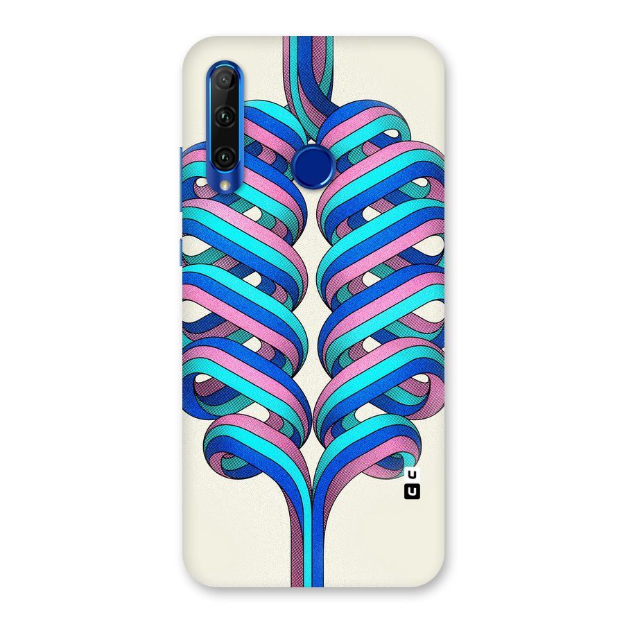 Coil Abstract Pattern Back Case for Honor 20i