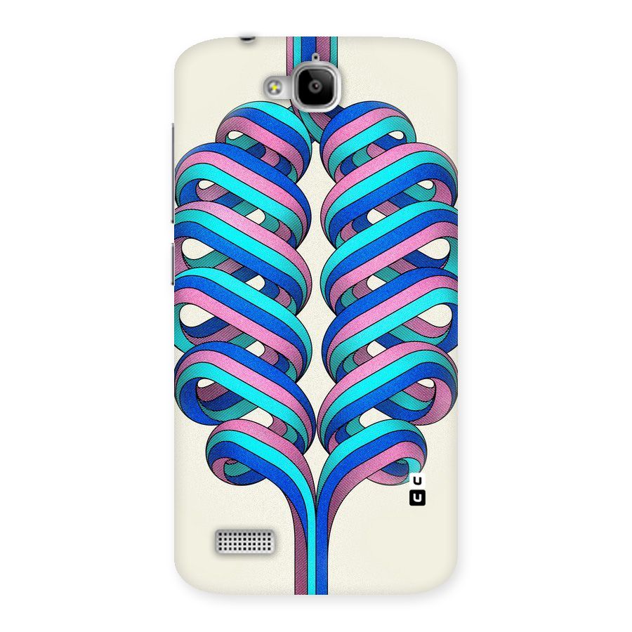 Coil Abstract Pattern Back Case for Honor Holly