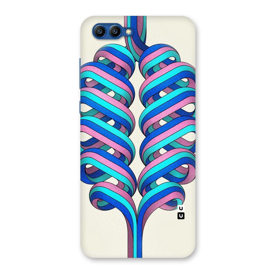 Coil Abstract Pattern Back Case for Honor View 10