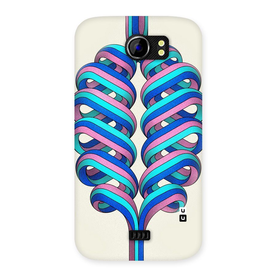 Coil Abstract Pattern Back Case for Micromax Canvas 2 A110