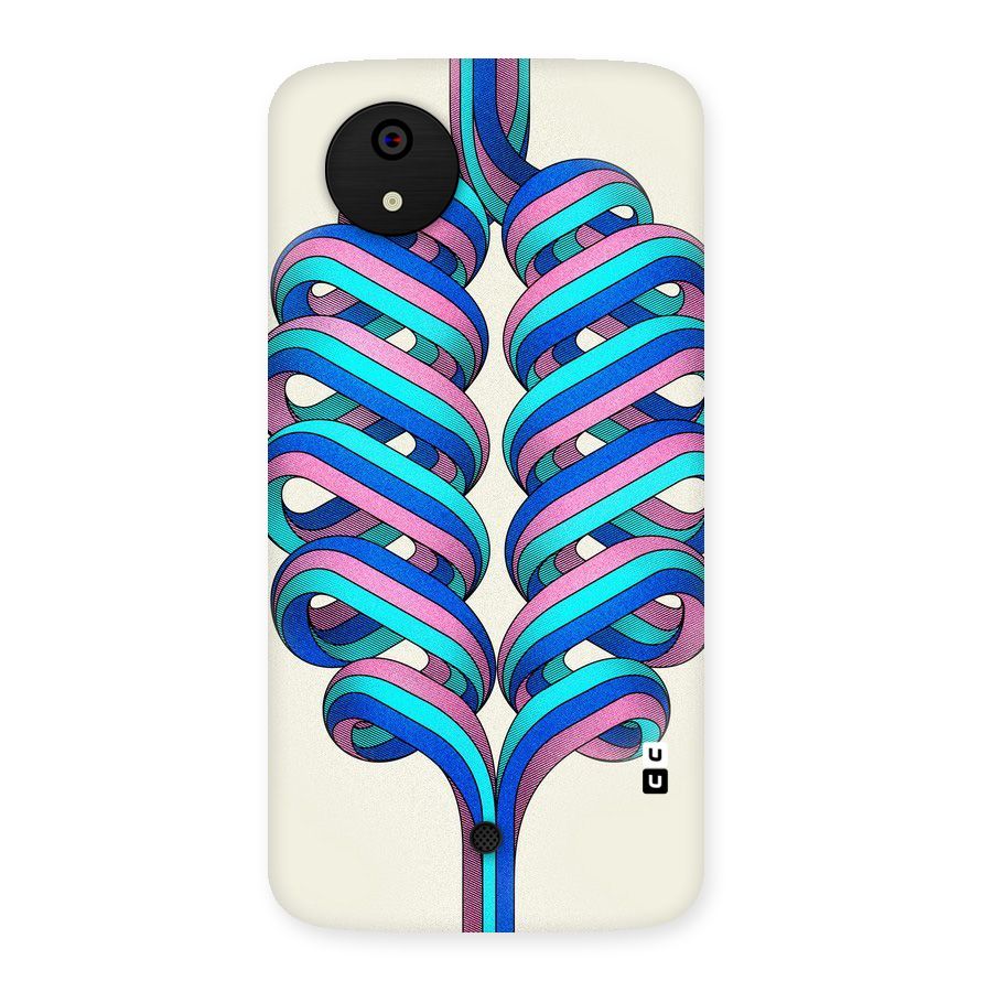 Coil Abstract Pattern Back Case for Micromax Canvas A1