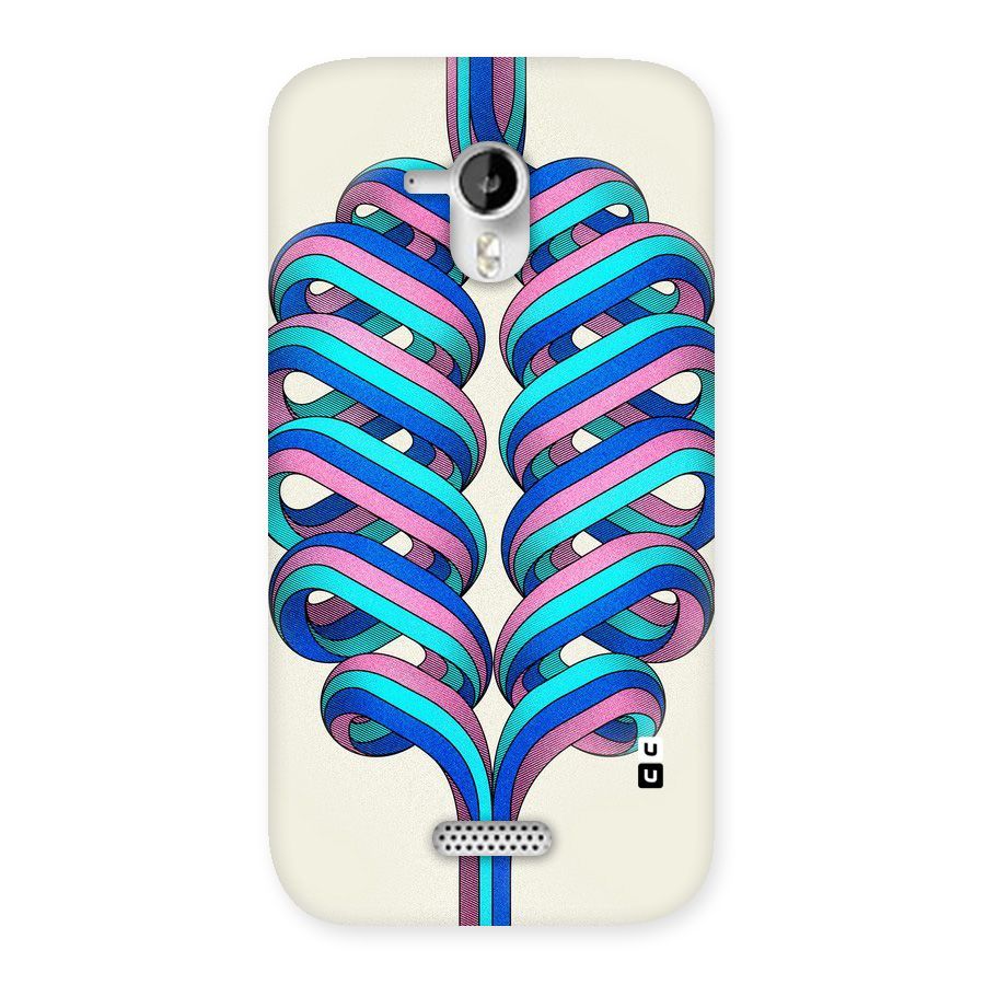 Coil Abstract Pattern Back Case for Micromax Canvas HD A116