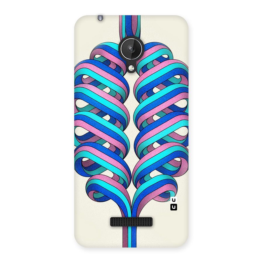 Coil Abstract Pattern Back Case for Micromax Canvas Spark Q380
